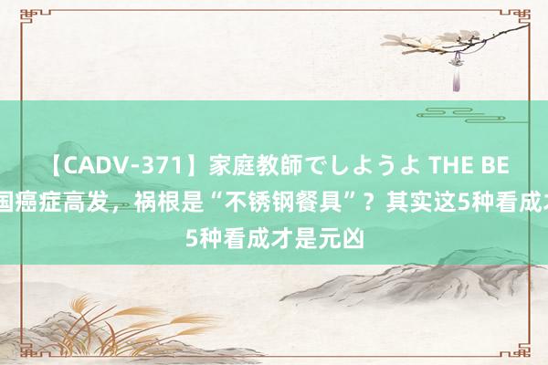 【CADV-371】家庭教師でしようよ THE BEST 2 我国癌症高发，祸根是“不锈钢餐具”？其实这5种看成才是元凶