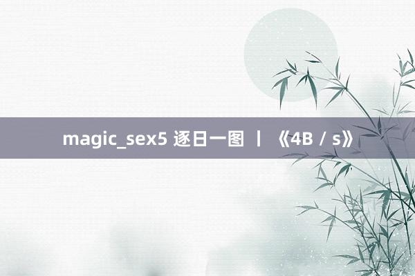 magic_sex5 逐日一图 丨 《4B / s》